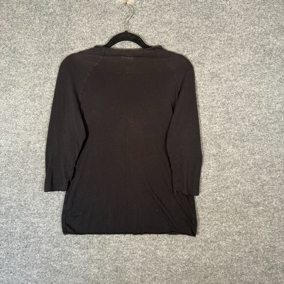 Free People Tops - Free People Shirt Womens Medium Black Intimately Free Cowl Neck Lightweight Tee